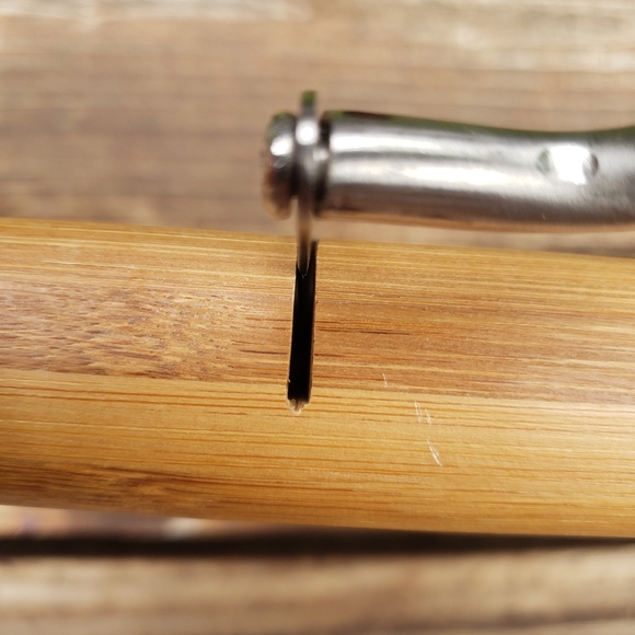 SWISSMAR Bamboo Cheese Serving Board with Stainless Steel Blade (Cheese Slicer) - Picture 12 of 14